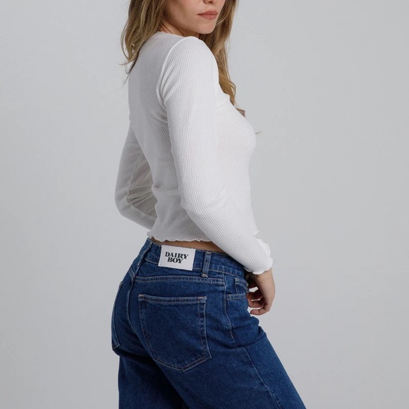 Dairy Boy (NWOT) Relaxed Straight Leg Denim Jeans - Picture 8 of 11